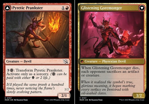 Pyretic Prankster // Glistening Goremonger - March of the Machines - English - N