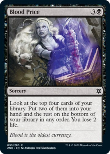 Blood Price - Zendikar Rising - English - NM - MTG