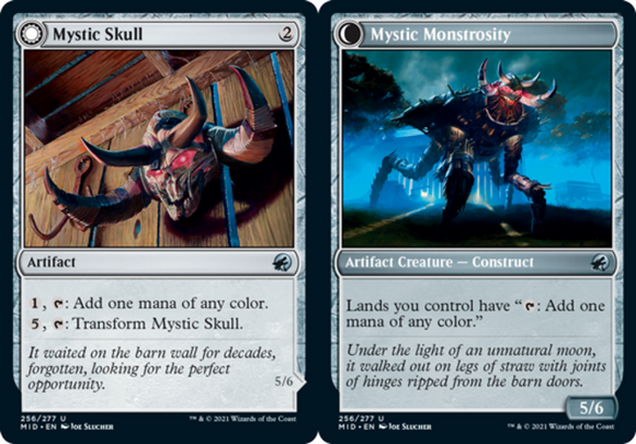 Mystic Skull // Mystic Monstrosity - Innistrad: Midnight Hunt - English - NM - M