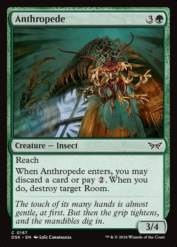 Anthropede - Duskmourn: House of Horror - English - NM - MTG