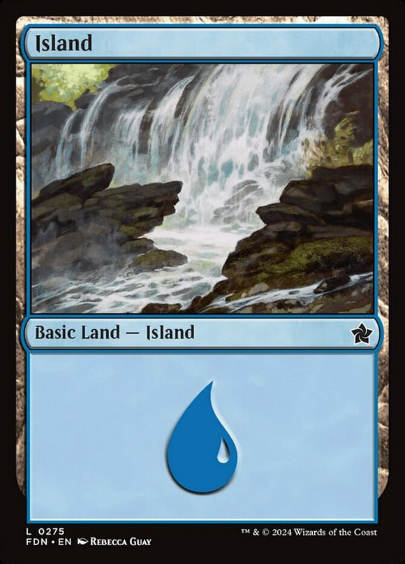 Island (0275) - Foundations - English - NM - MTG
