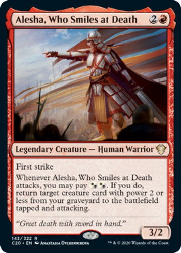 Alesha, Who Smiles At Death - Commander 2020 - English - NM - MTG