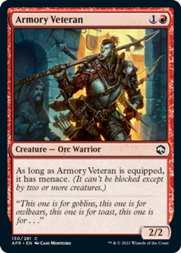 Armory Veteran - Forgotten Realms - English - NM - MTG