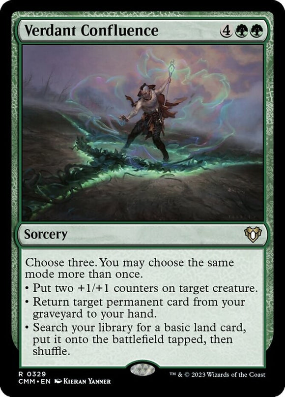 Verdant Confluence - Commander Masters - English - NM - MTG