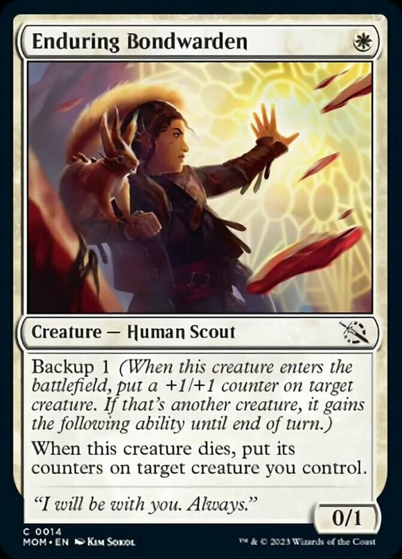 Enduring Bondwarden - March of the Machines - English - NM - MTG