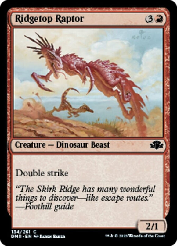 Ridgetop Raptor - Dominaria Remastered - English - NM - MTG