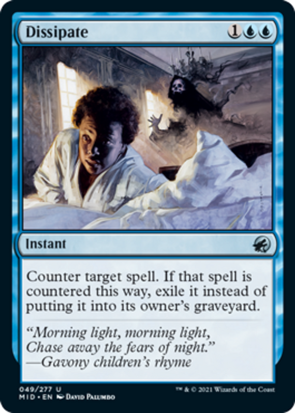 Dissipate - Innistrad: Midnight Hunt - English - NM - MTG