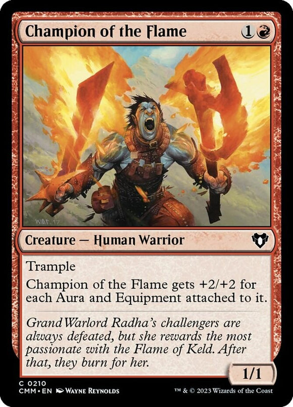 Champion of the Flame - Commander Masters - English - NM - MTG
