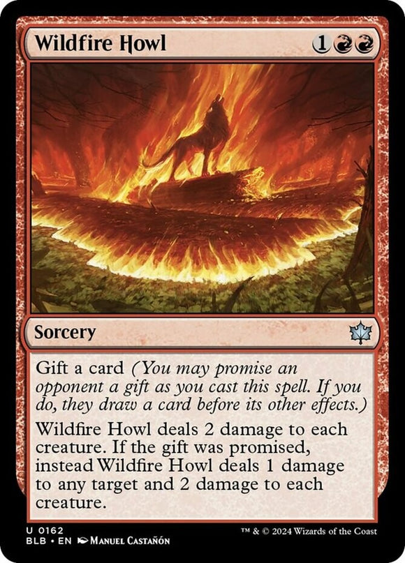 Wildfire Howl - Bloomburrow - English - NM - MTG