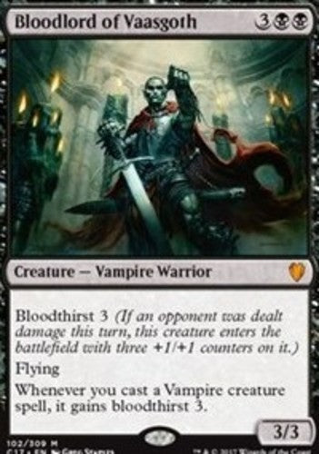 Bloodlord of Vaasgoth - Commander 2017 - English - NM - MTG