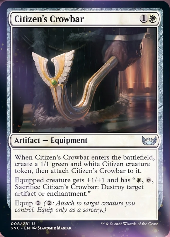 Citizen's Crowbar - Streets of New Capenna - English - NM - MTG