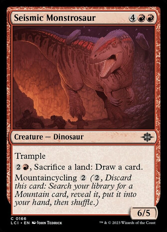 Seismic Monstrosaur - Lost Caverns of Ixalan - English - NM - MTG