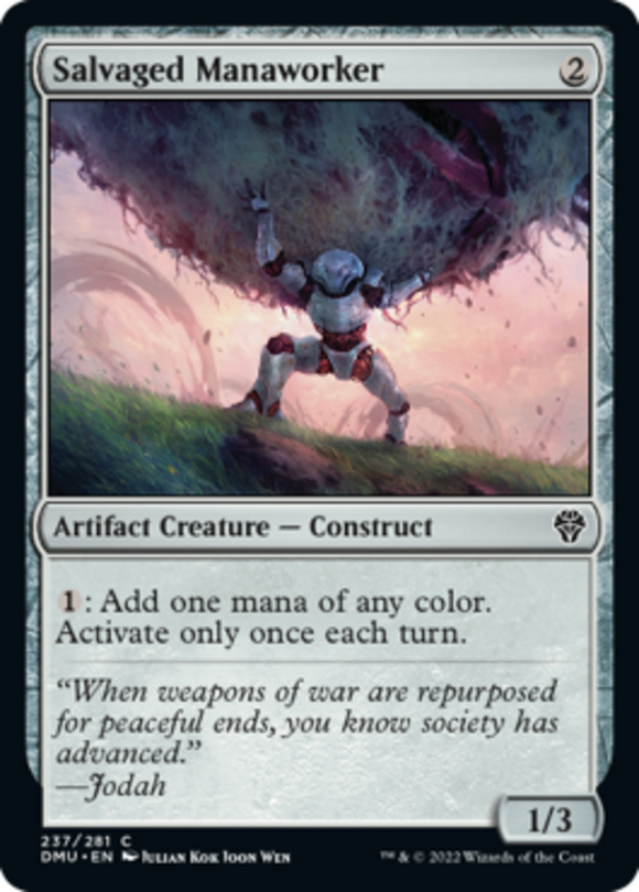 Salvaged Manaworker - Dominaria United - English - NM - MTG