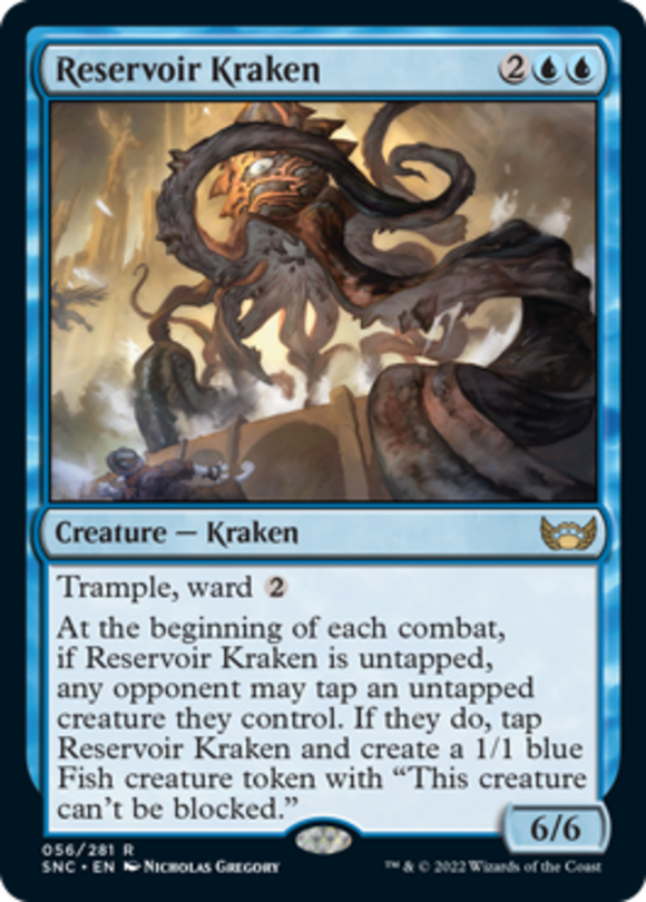 Reservoir Kraken - Streets of New Capenna - English - NM - MTG