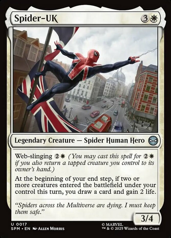 Spider-UK - Marvel's Spider-Man - English - NM - MTG