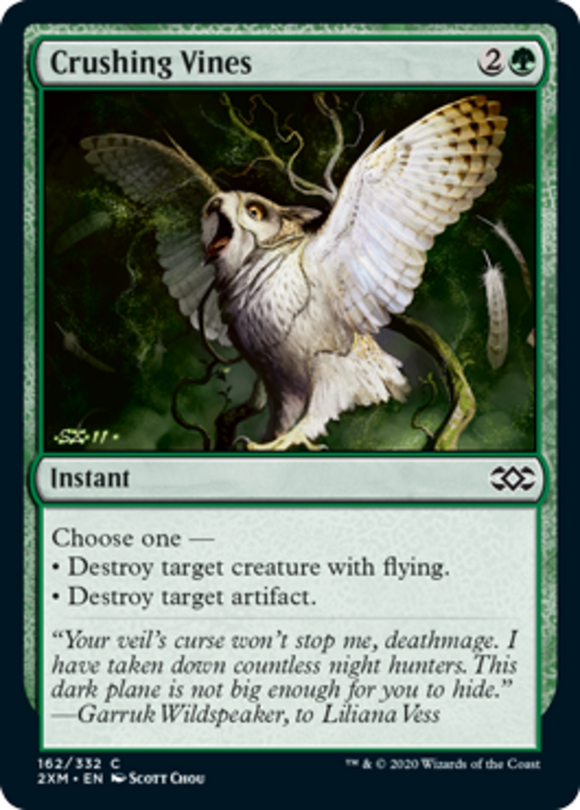 Crushing Vines - Double Masters - English - NM - MTG