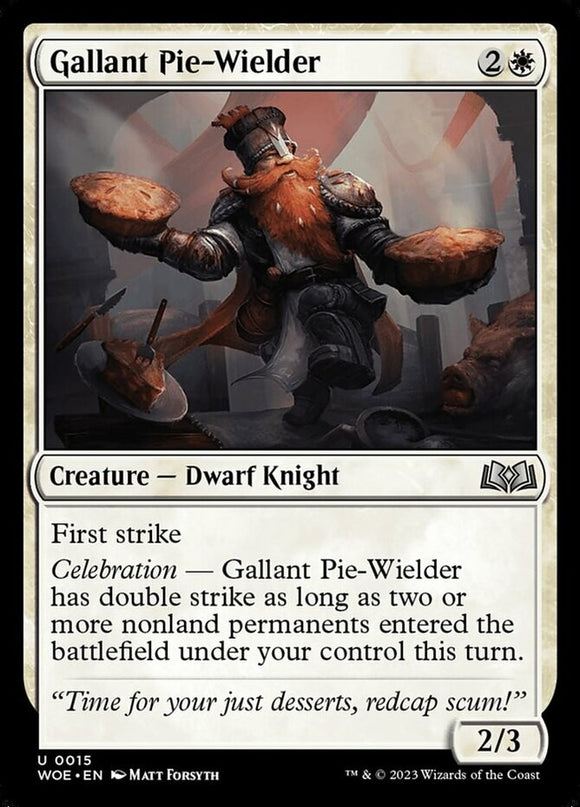 Gallant Pie-Wielder - Wilds of Eldraine - English - NM - MTG