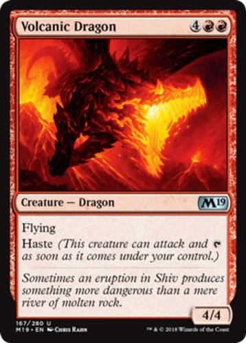 Volcanic Dragon - Core Set 2019 (M19) - English - NM - MTG