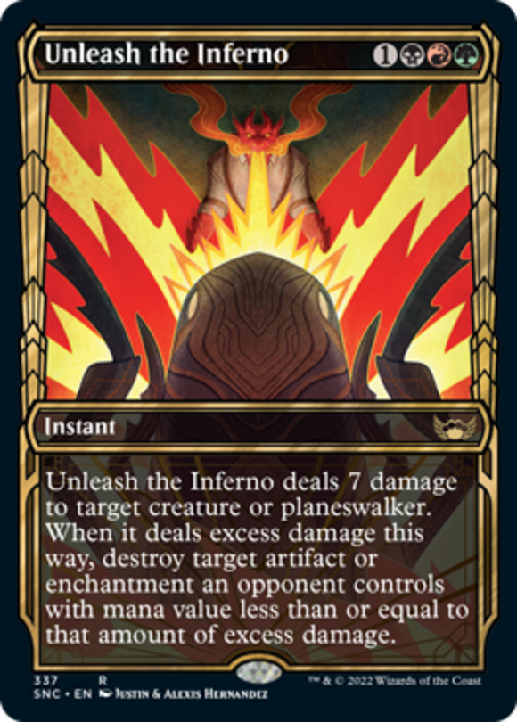 Unleash the Inferno - Showcase - Streets of New Capenna - English - NM - MTG