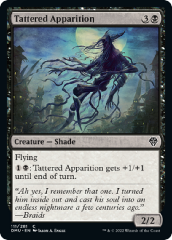 Tattered Apparition - Dominaria United - English - NM - MTG