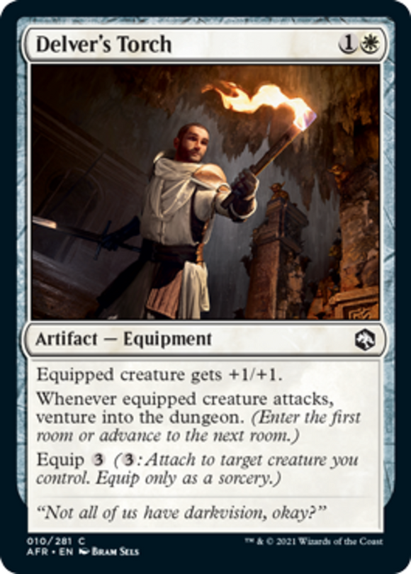 Delver's Torch - Forgotten Realms - English - NM - MTG