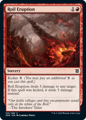 Roil Eruption - Zendikar Rising - English - NM - MTG