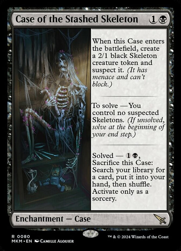 Case of the Stashed Skeleton - Murders at Karlov Manor - English - NM - MTG