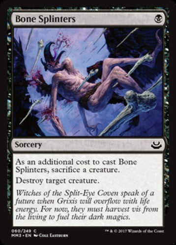 Bone Splinters - Modern Masters 2017 - English - NM - MTG