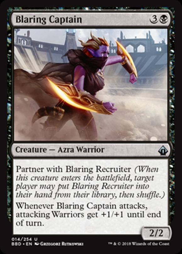 Blaring Captain - Battlebond - English - NM - MTG
