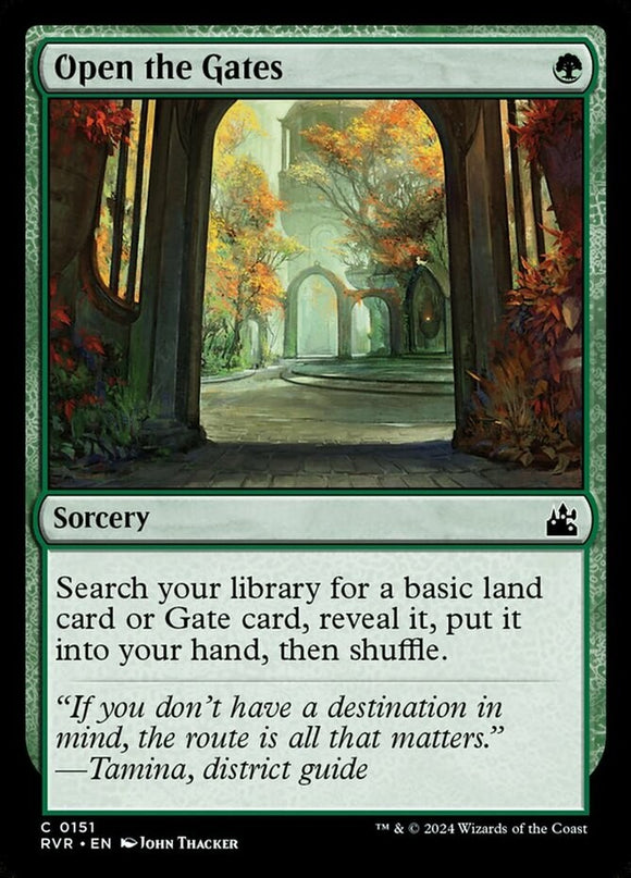 Open the Gates - Ravnica Remastered - English - NM - MTG