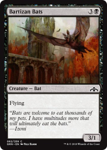 Bartizan Bats - Guilds of Ravnica - English - NM - MTG