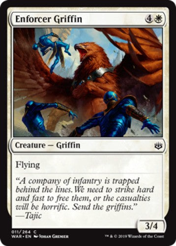 Enforcer Griffin - War Of The Spark - English - NM - MTG