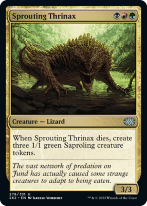 Sprouting Thrinax - Double Masters 2022 - English - NM - MTG