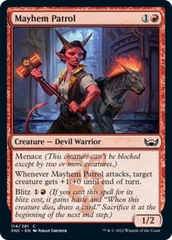 Mayhem Patrol - Streets of New Capenna - English - NM - MTG