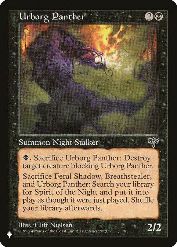 Urborg Panther - The List - The List - English - NM - MTG