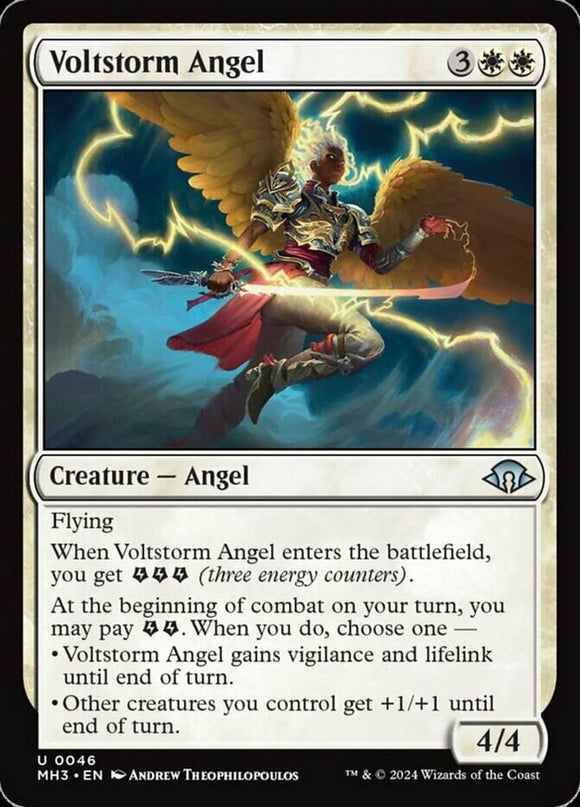Voltstorm Angel - Modern Horizons 3 - English - NM - MTG