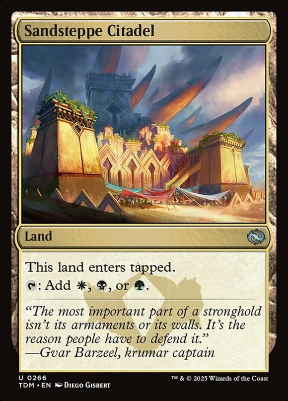 Sandsteppe Citadel - Tarkir: Dragonstorm - English - NM - MTG