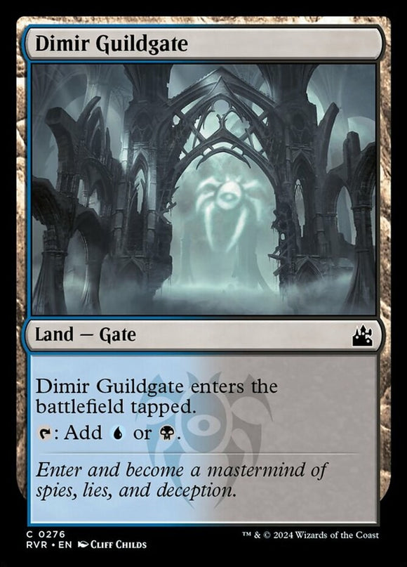Dimir Guildgate - Ravnica Remastered - English - NM - MTG