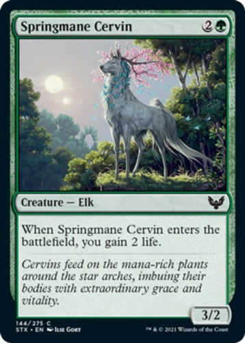 Springmane Cervin - Strixhaven: School of Mages - English - NM - MTG