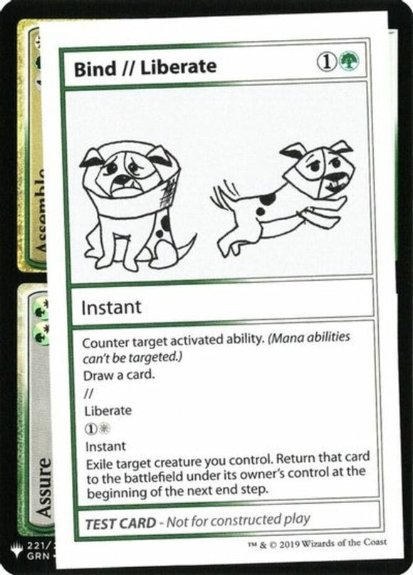 Bind // Liberate - Mystery Booster - Convention Edition Playtest Cards - English