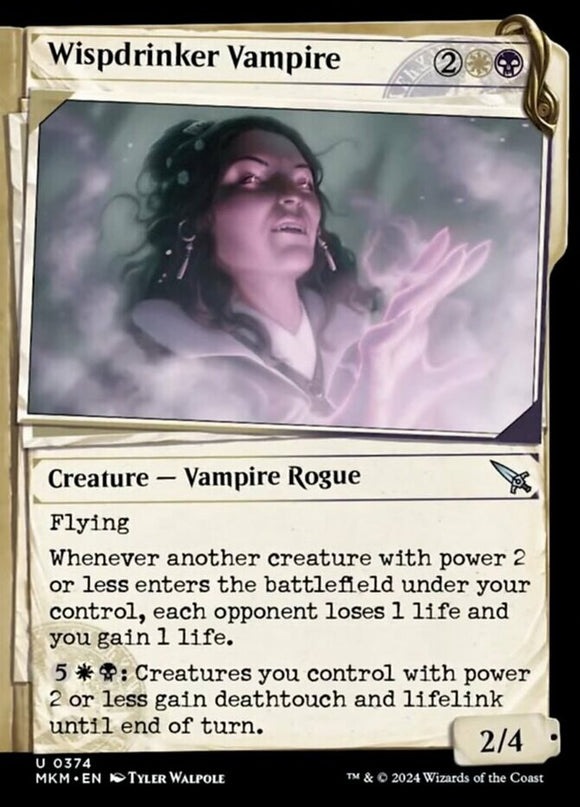 Wispdrinker Vampire - Showcase - Murders at Karlov Manor - English - NM - MTG