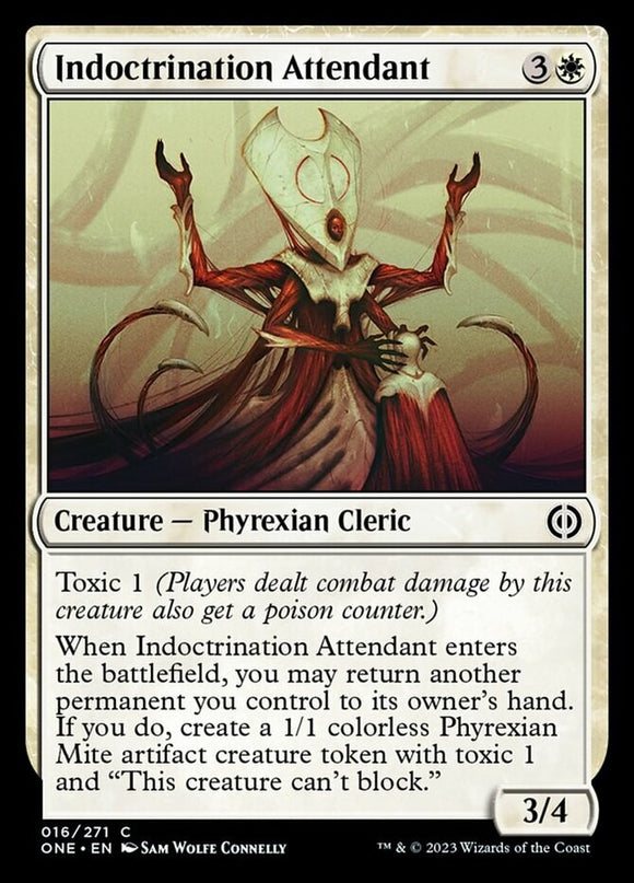 Indoctrination Attendant - Phyrexia: All Will Be One - English - NM - MTG