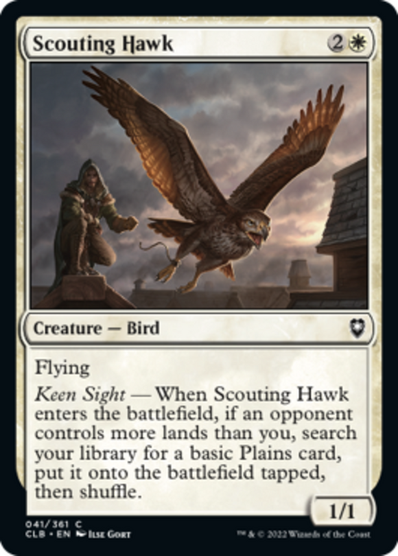 Scouting Hawk - Battle for Baldur's Gate - English - NM - MTG