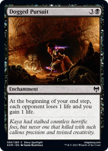 Dogged Pursuit - Kaldheim - English - NM - MTG