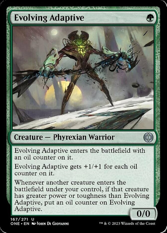 Evolving Adaptive - Phyrexia: All Will Be One - English - NM - MTG