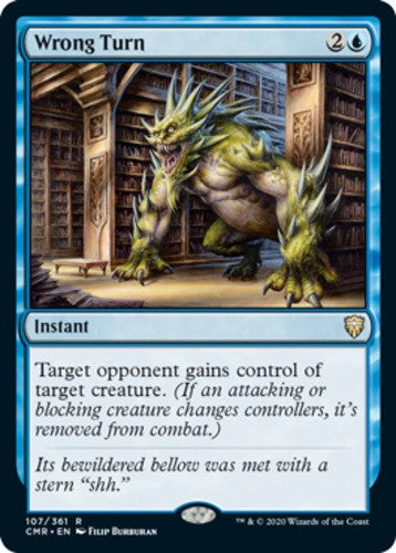 Wrong Turn - Commander Legends - English - NM - MTG