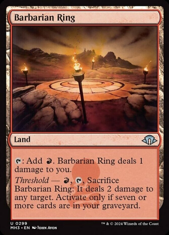 Barbarian Ring - Modern Horizons 3 - English - NM - MTG