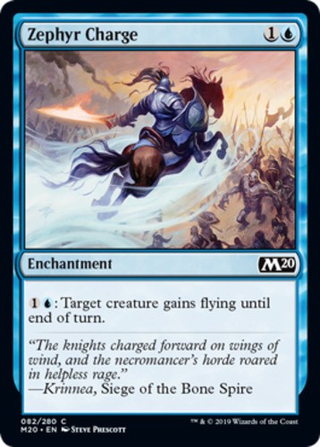Zephyr Charge - Core Set 2020 (M20) - English - NM - MTG