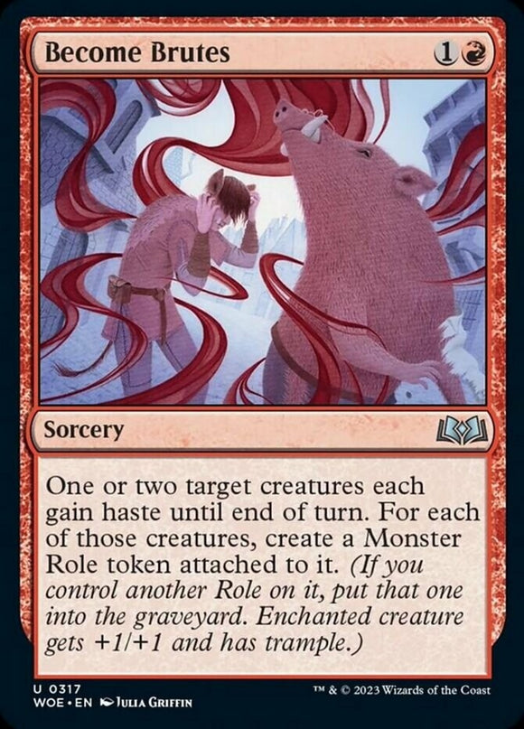 Become Brutes - Wilds of Eldraine - English - NM - MTG