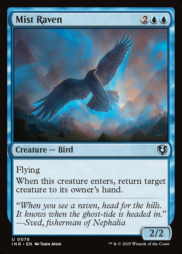 Mist Raven - Innistrad Remastered - English - NM - MTG